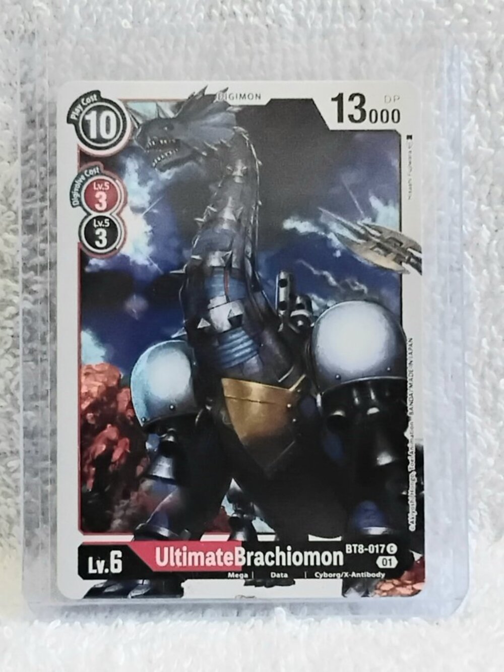 5/$20 Mint Ultimate Brachiomon Digimon Card BT8-017 C by Bandai!!